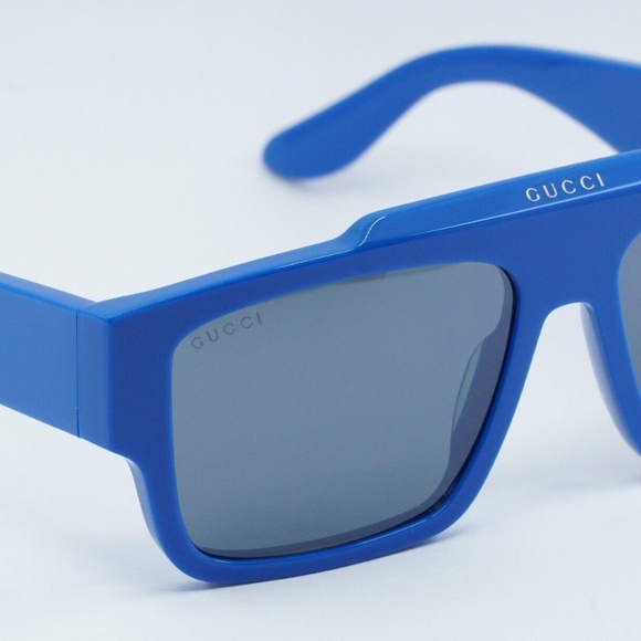 NWT Gucci GG1460S - 004 Blue Sunglasses - Picture 5 of 7